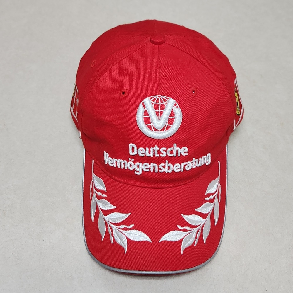 Michael Schumacher Ferrari F1 World Champion 2000 Red Embroidered Racing Hat Cap